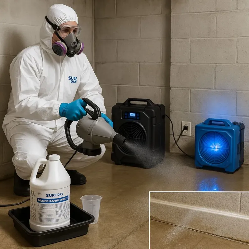 Sanitization and Odor Removal process in Myrtle Grove, NC