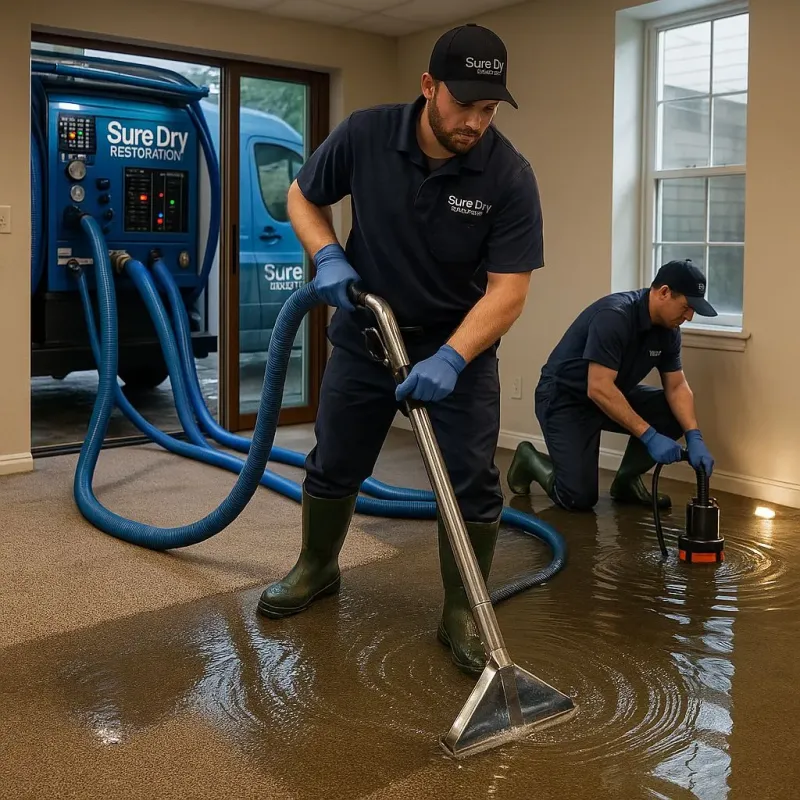 Water Extraction and Removal process in Myrtle Grove, NC